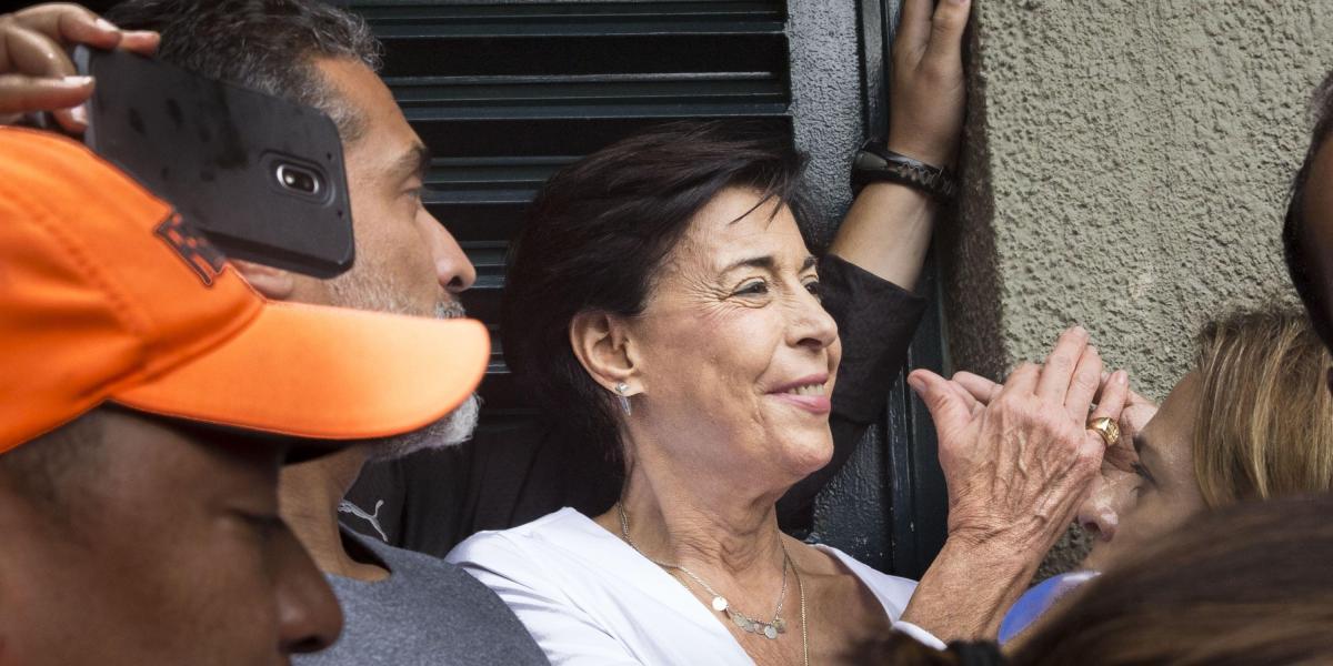 La mamá del líder opositor venezolano Leopoldo López, 
Antonieta Mendoza.