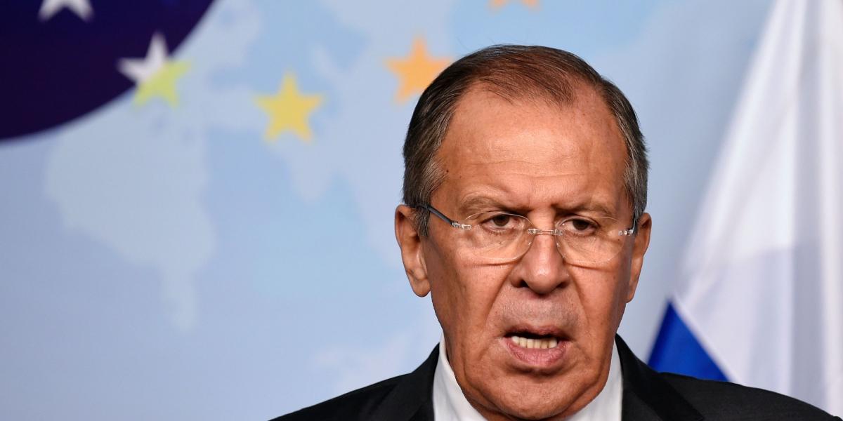 Sergei Lavrov, canciller de Rusia, quien habló de las relaciones diplomáticas con Estados Unidos.