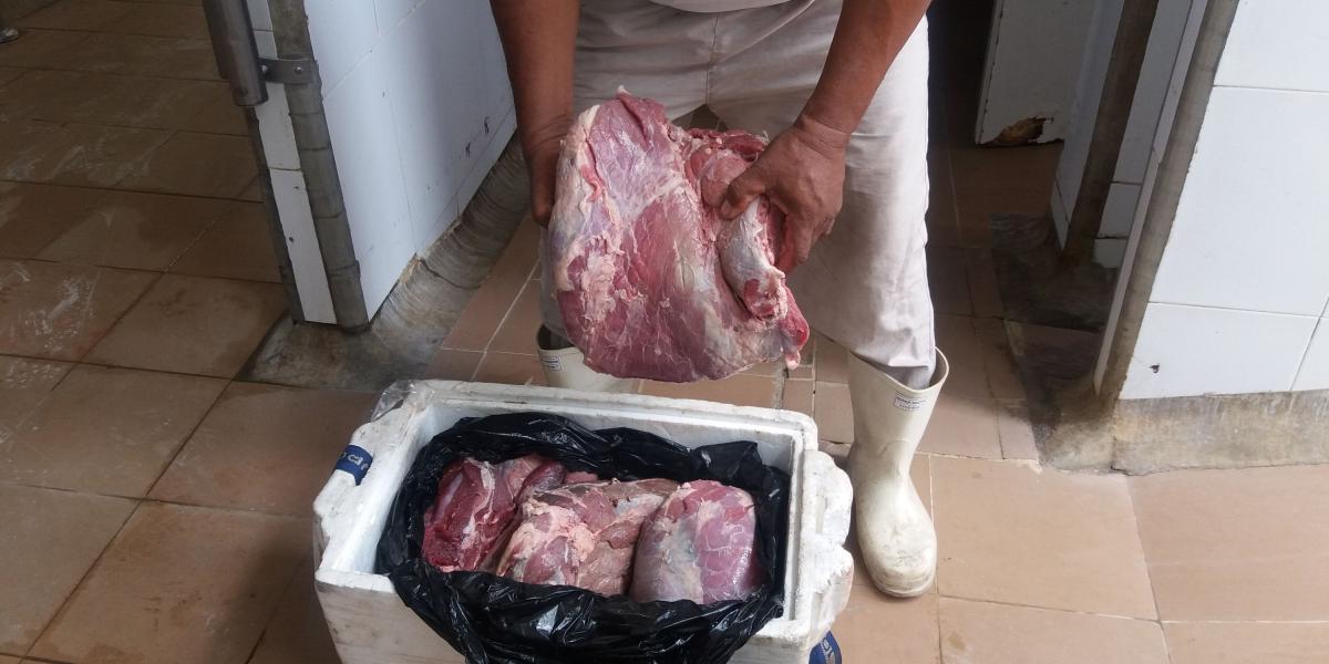 La Policía Fiscal y Aduanera hay decomisado en lo que va corrido de este año 17.200 kilos de carne ilegal, pero asegura que no es de Venezuela.