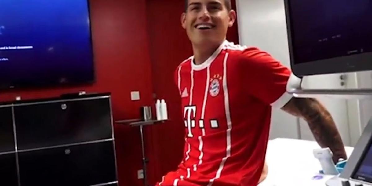 James con el Bayern