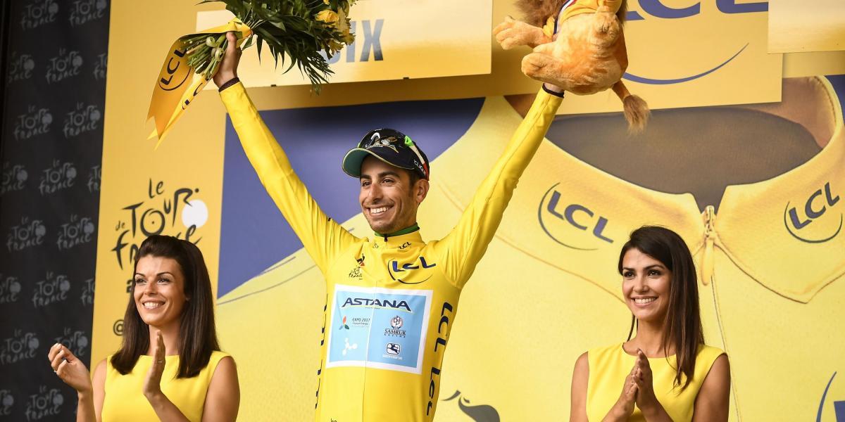 Tras la etapa 13 del Tour de Francia, Fabio Aru, es el líder de la clasificación general.