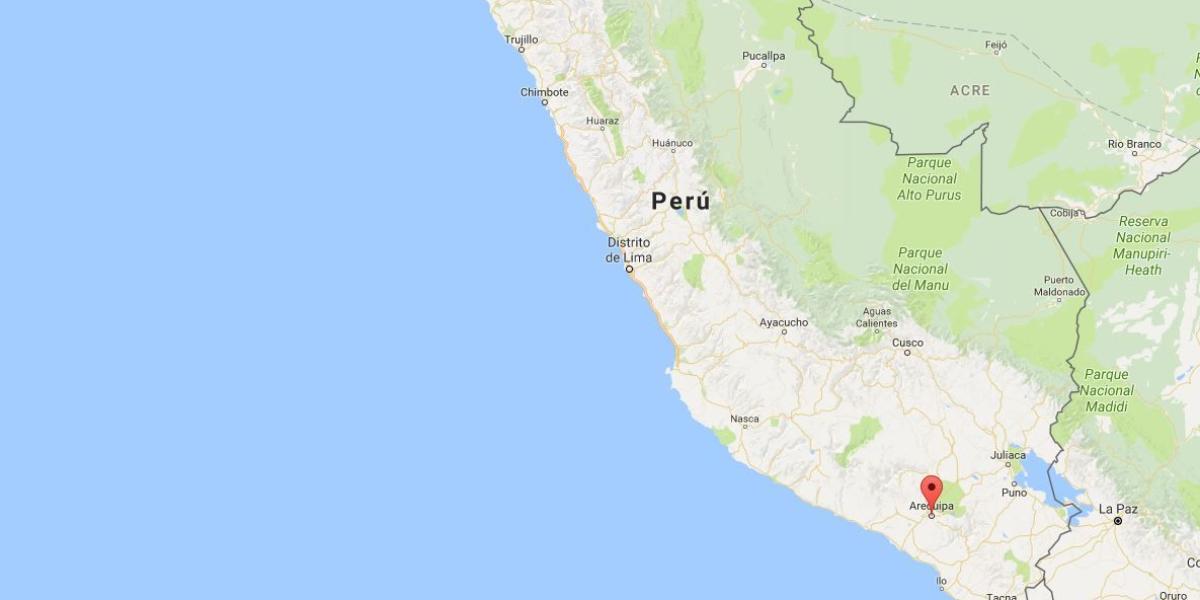 El movimiento tuvo su epicentro a 45 kilómetros al suroeste del distrito de Atico en la provincia de Caravelí, en la región de Arequipa.