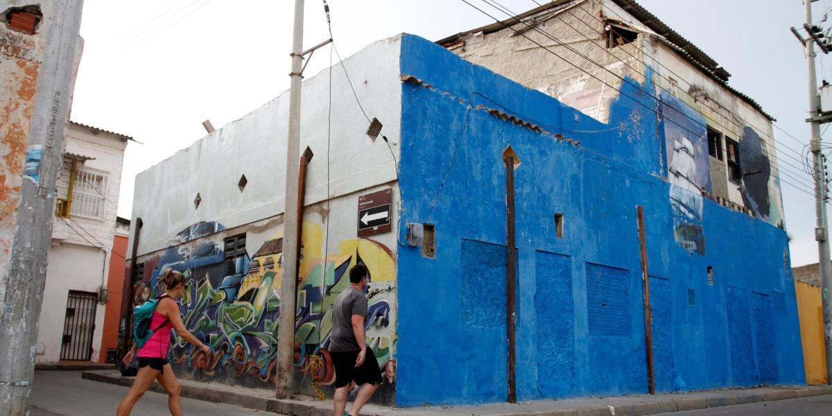 El Ipcc hace un  llamado a los dueños de casas deterioradas como esta en el barrio Getsemaní