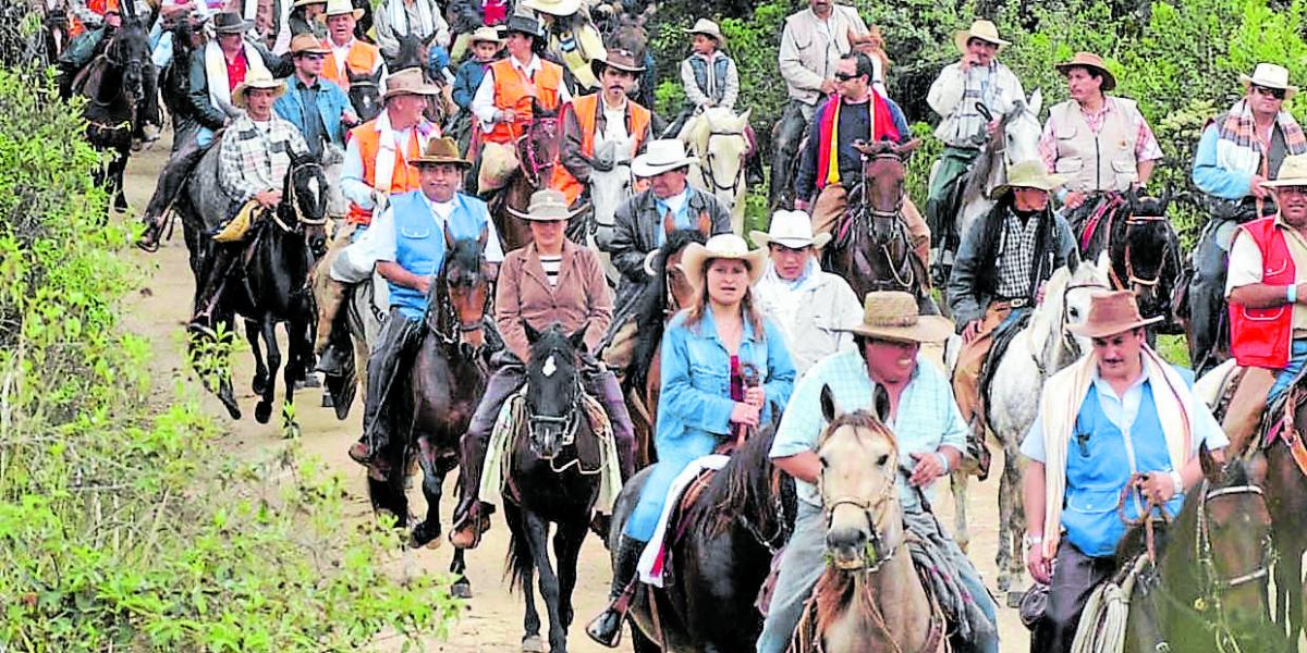 La cabalgata se hará por zonas rurales de los municipios de Rionegro y Guarne.