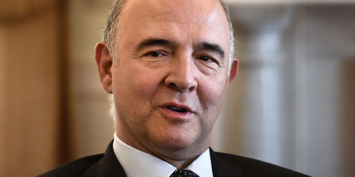 El comisario europeo de Economía y Finanzas, Pierre Moscovici.