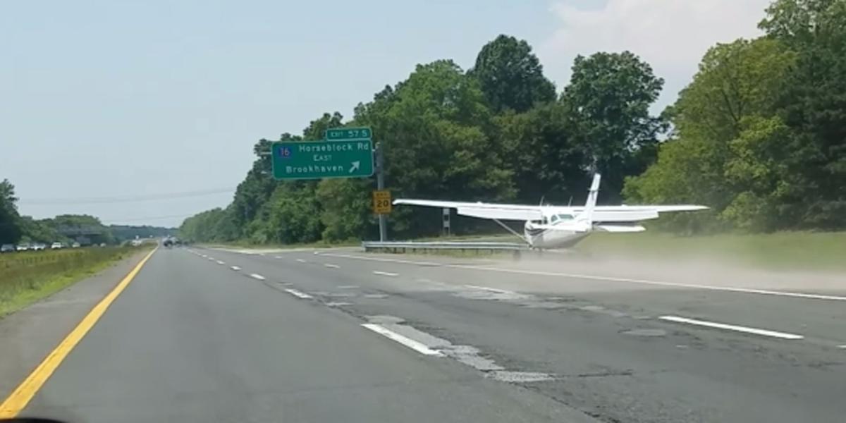 Piloto de la aeronave hizo la maniobra de emergencia el miércoles en una vía de Nueva Jersey.