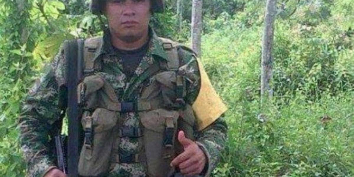 Jhon Freddy Gómez Salazar tenía 12 años de soldado profesional.