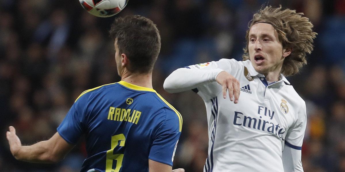 Luka Modric, volante de Real Madrid.