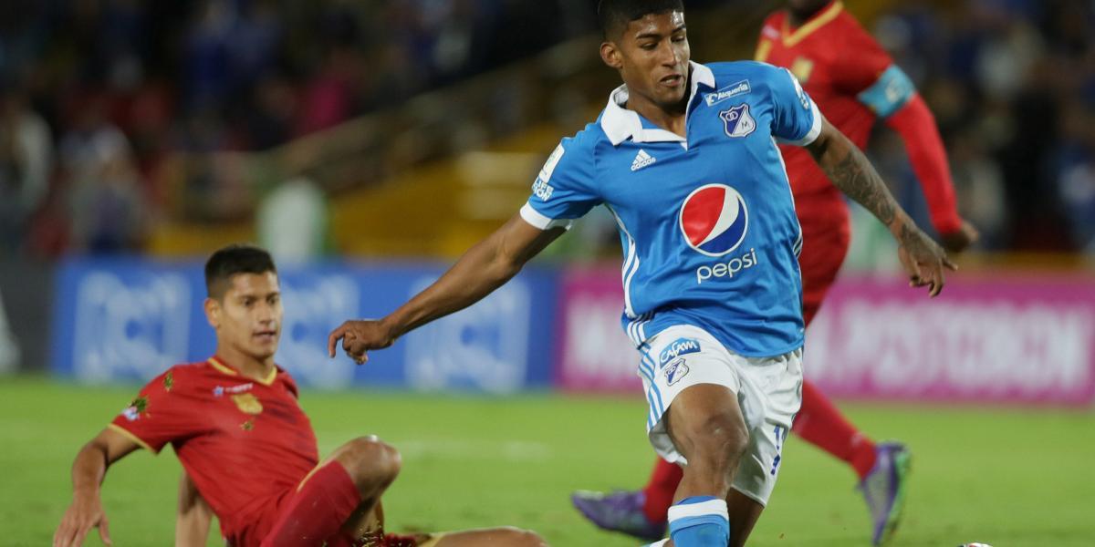 Santiago Mosquera en el juego contra Rionegro