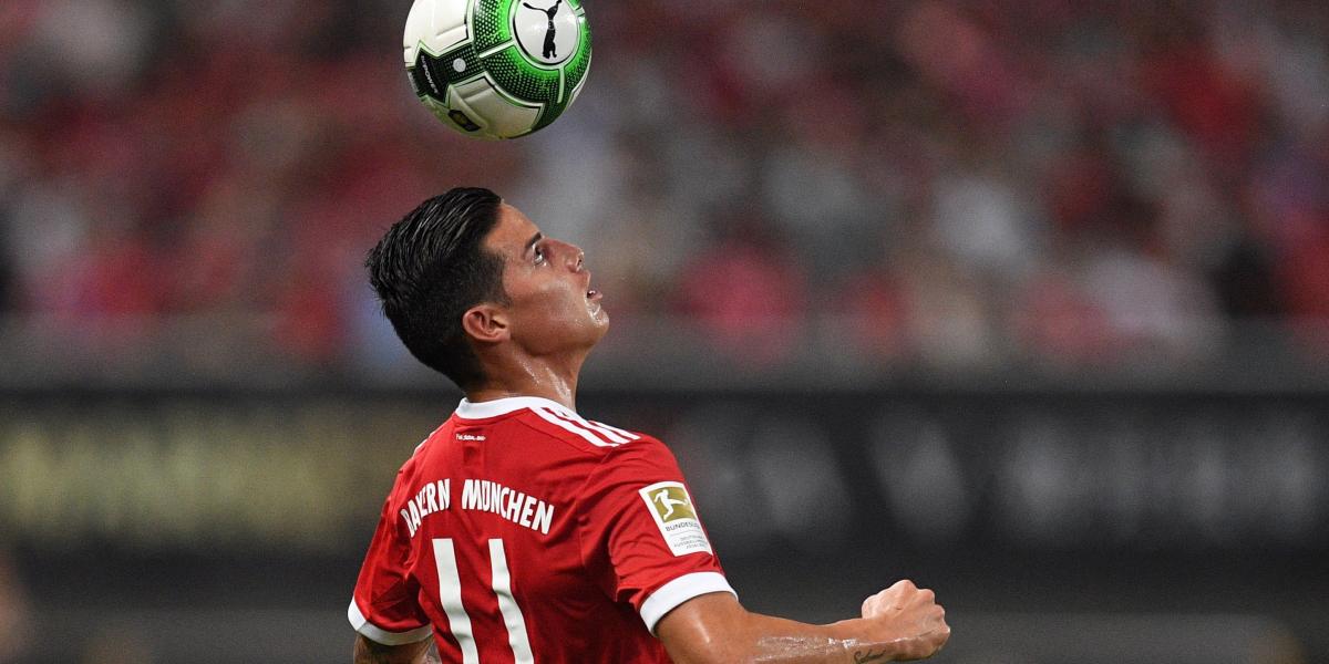 James Rodríguez está con el Bayern Múnich en una gira por Asia.