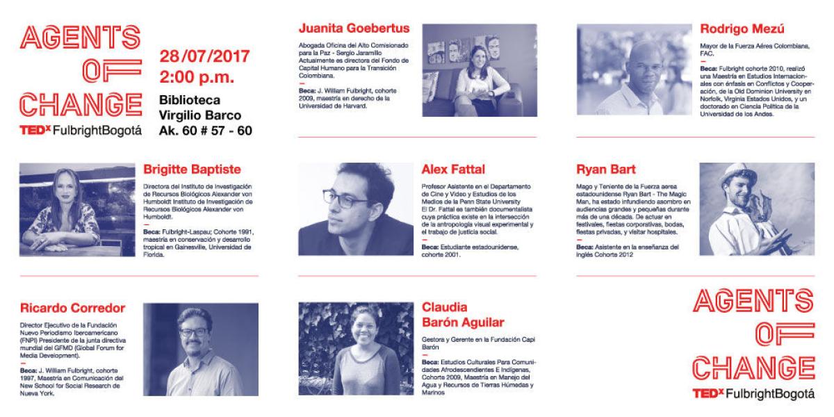 TEDxFulbright es el evento cumbre con el que terminará la celebración de los 60 años de Fulbright en Colombia.