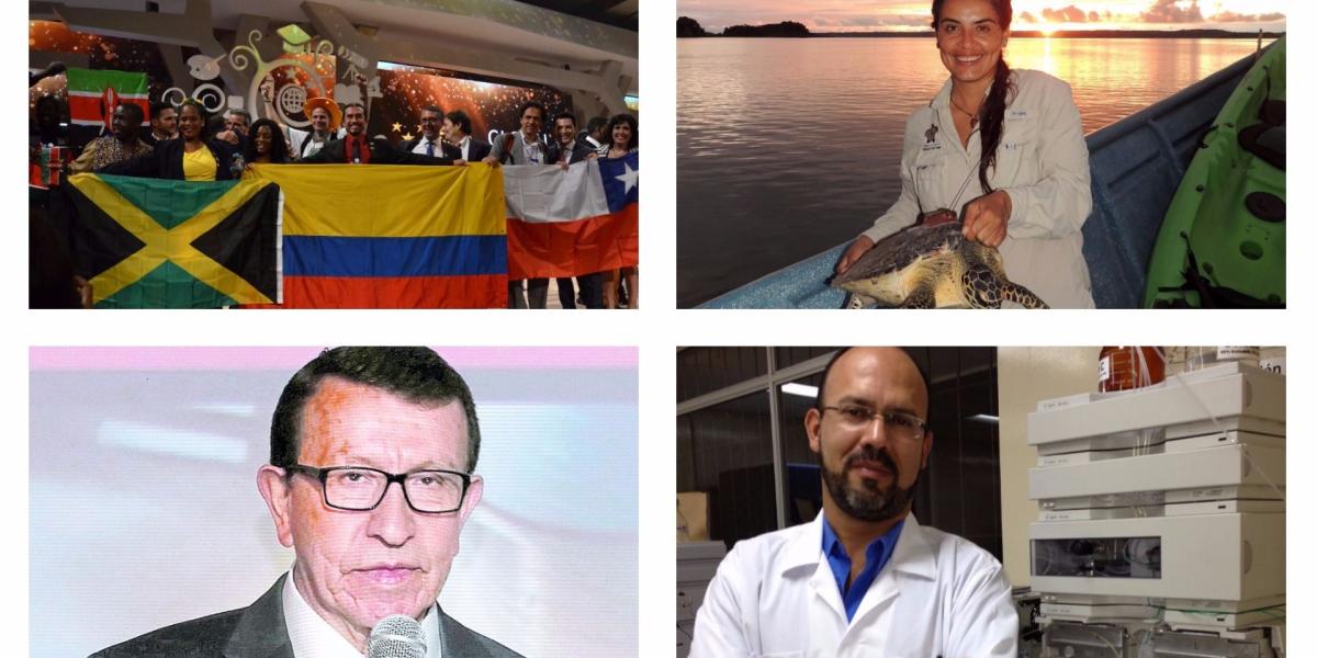 Estos cuatro colombianos se han destacado por su labor y superación constante en Ciencia, Educación, Medio Ambiente y Salud.