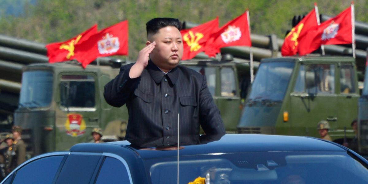 Kim Jong-un, líder de Corea del Norte, que según Estados Unidos, lanzó un misil intercontinental este viernes.