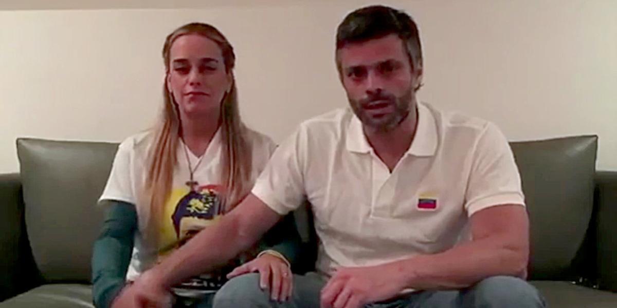 López pidió a los ciudadanos de su país en un nuevo vídeo que no decaigan en la lucha "por una mejor Venezuela".