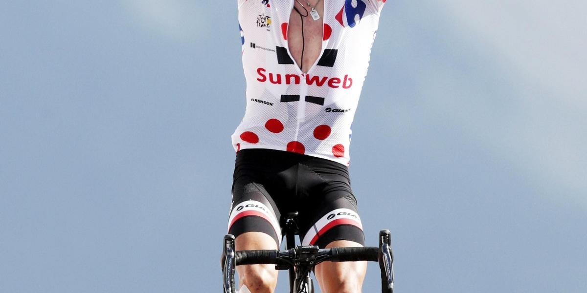 Warren Barguil, campeón de la montaña del Tour de Francia 2017.