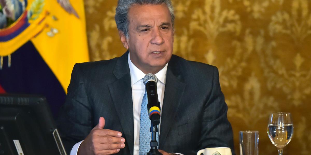 El presidente de Ecuador, Lenin Moreno.