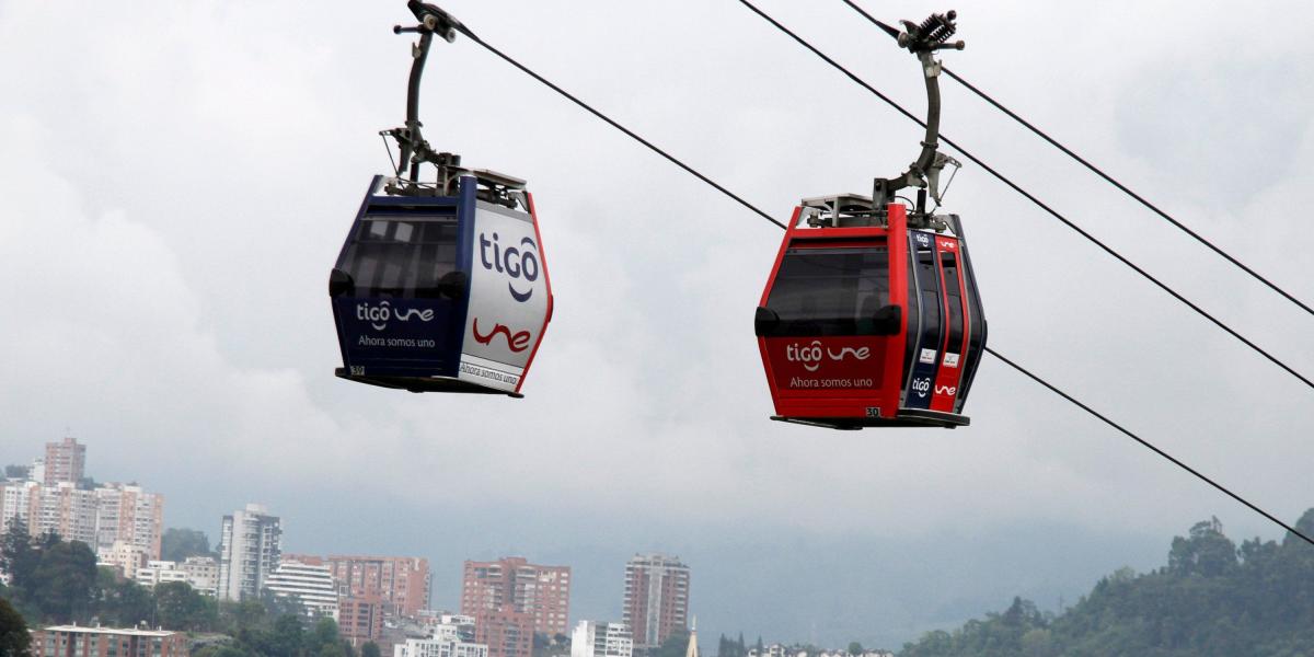 El cable aéreo de Manizales tiene dos líneas en funcionamiento, Fundadores-Cámbulos y Cámbulos-Villamaría.