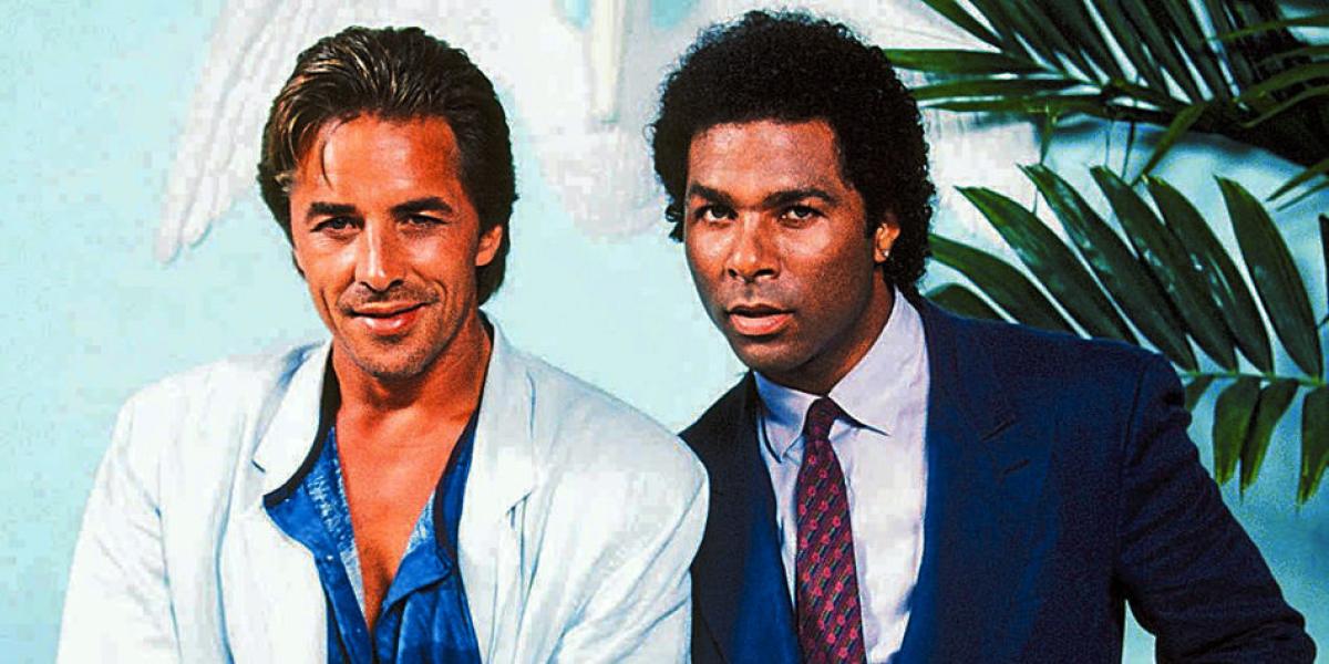 Don Johnson (izq.) y Philip Michael Thomas, los detectives de la serie original de los 80.