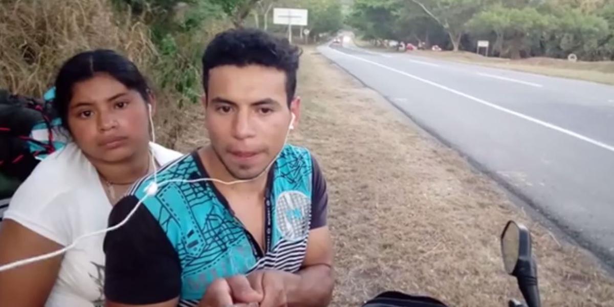 Angi y Carlos Sánchez viven en Mosquera (Cundinamarca) y recorren en moto Suramérica.