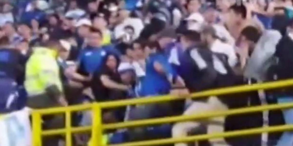 Tras fuerte pelea en el estadio barra de Millonarios será sancionada