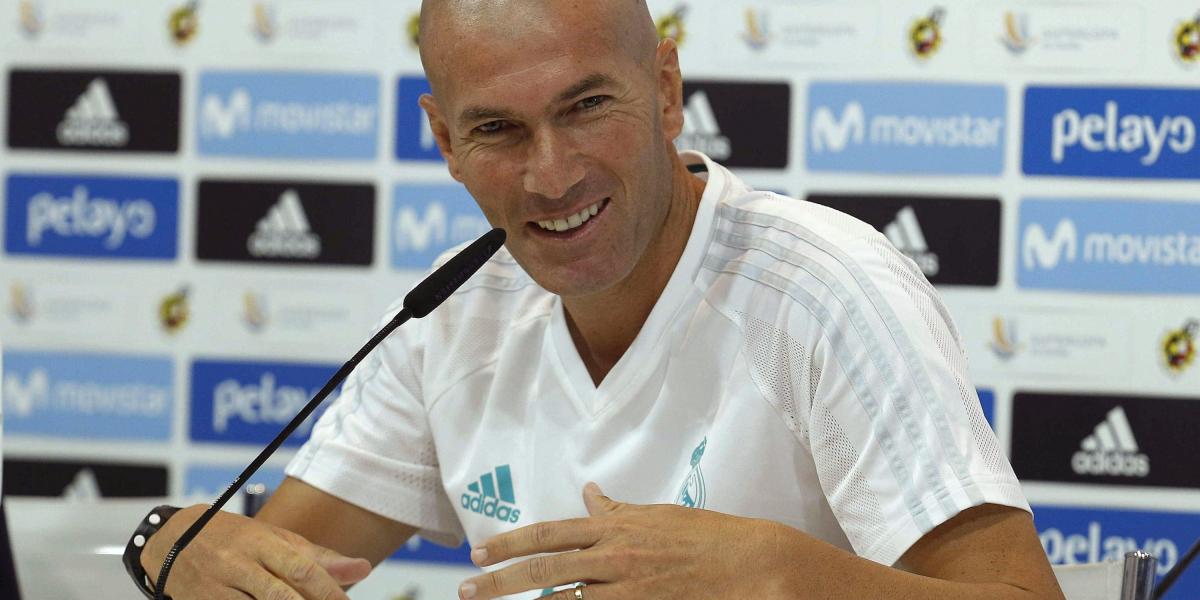 Zinedine Zidane, DT de Real Madrid.