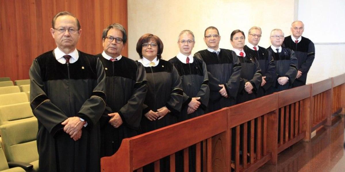 Los nueve magistrados de la Sala Penal de la Corte Suprema de Justicia.