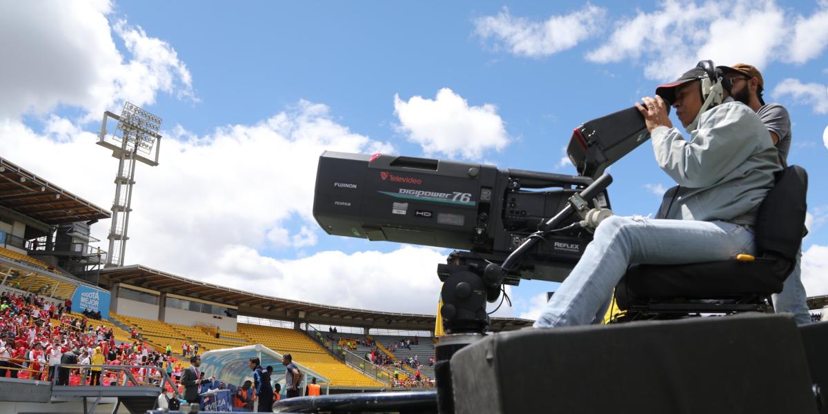 Televisión fútbol colombiano.