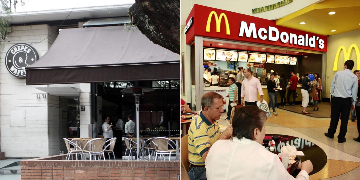Crepes se destacó con una participación de 6,2 por ciento y ventas por 434.931 millones de pesos. McDonald’s tiene el por ciento.
