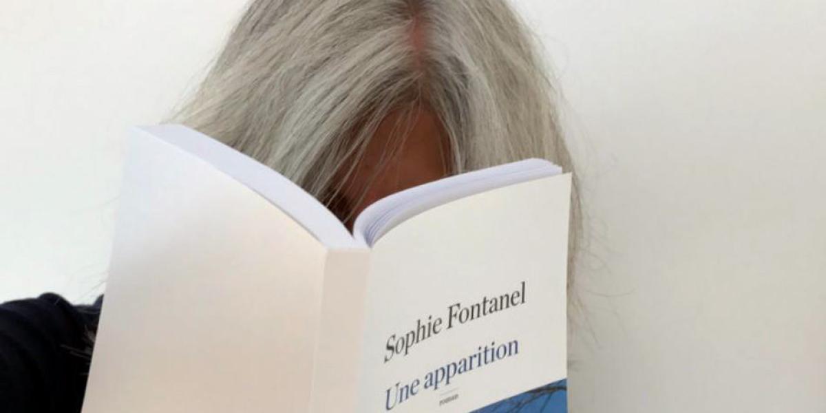 Sophie Fontanel, con su libro.