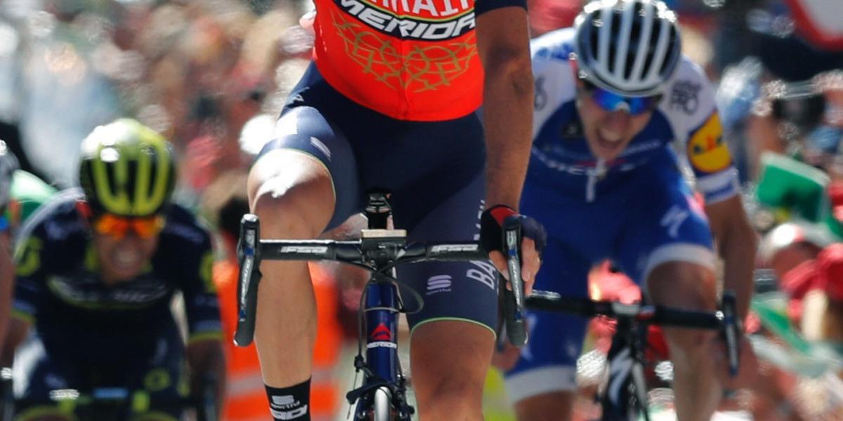 Vincenzo Níbali se impuso en la tercera etapa de la Vuelta 2017.