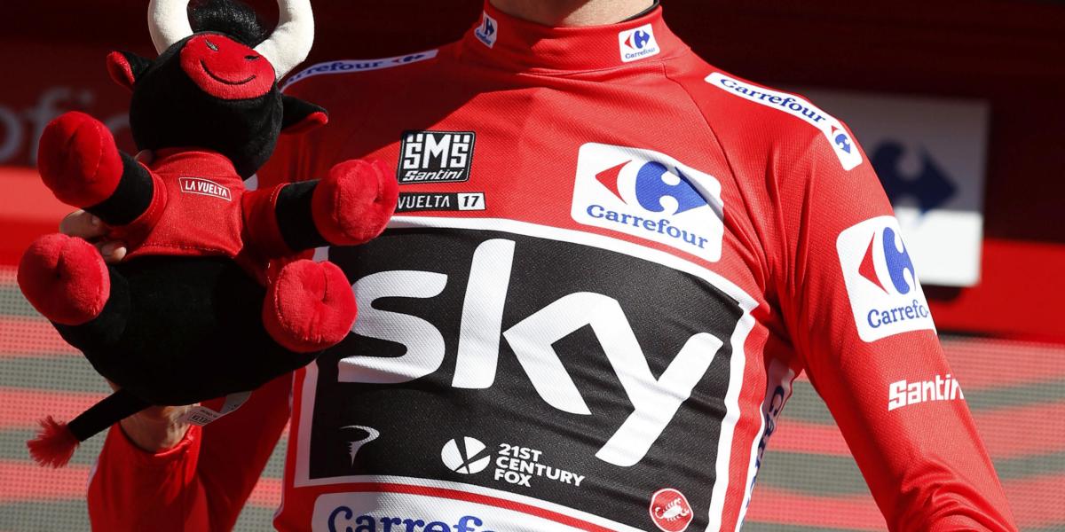 El británico Chris Froome es el nuevo líder de la Vuelta 2017.