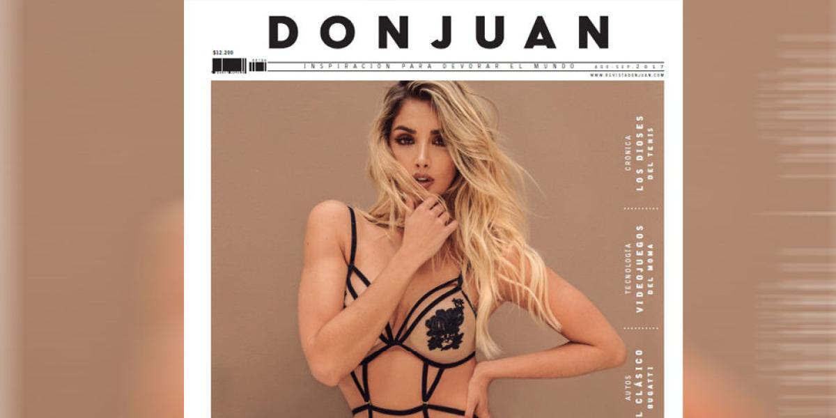 Melina Ramírez, portada de Donjuan.