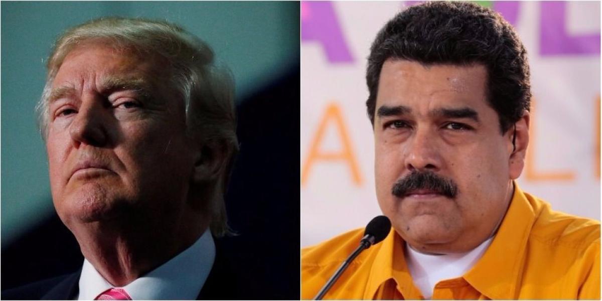 Donald Trump, presidente de Estados Unidos, y Nicolás Maduro, presidente de Venezuela.