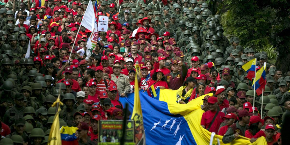 Varios estados de Venezuela realizaron marchas ‘antiimperialistas’ paralelas a los ejercicios militares.