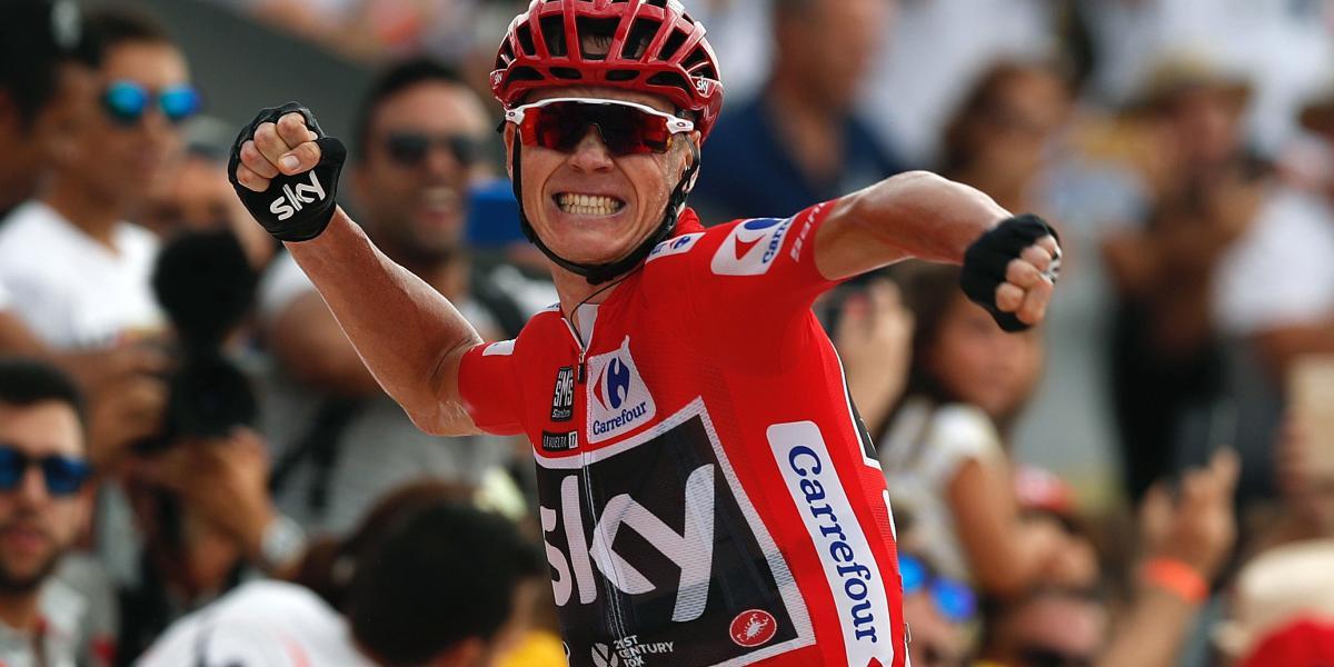 El pedalista británico, Chris Froome se coronó en la novena etapa de la Vuelta 2017.