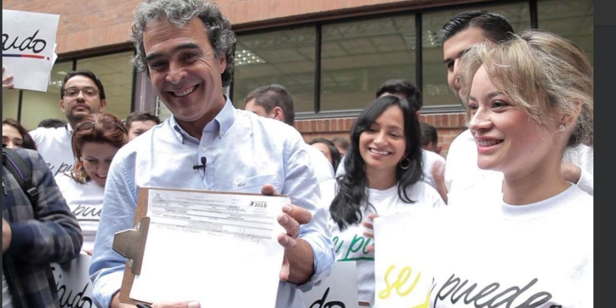 Sergio Fajardo 
Movimiento político Compromiso Ciudadano
Comité Promotor: #Se Puede