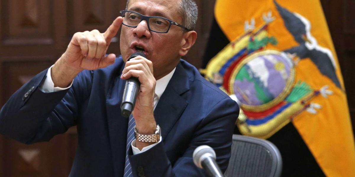 Jorge Glas, vicepresidente de Ecuador, vinculado al escándalo de Odebercht.
