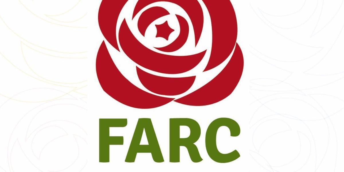 El logo del partido político en el que se transforman las Farc tiene una forma de rosa de color rojo.