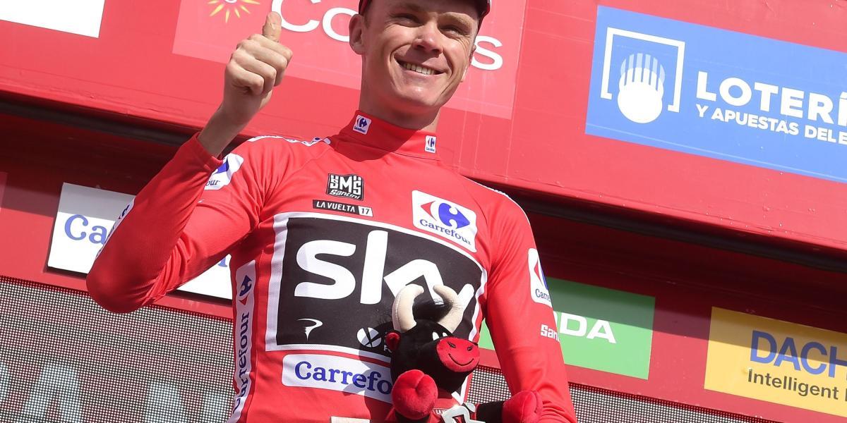 El británico Chris Froome, sólido líder de la Vuelta a España, competirá la contrarreloj del mundial de Ciclismo en Noruega.