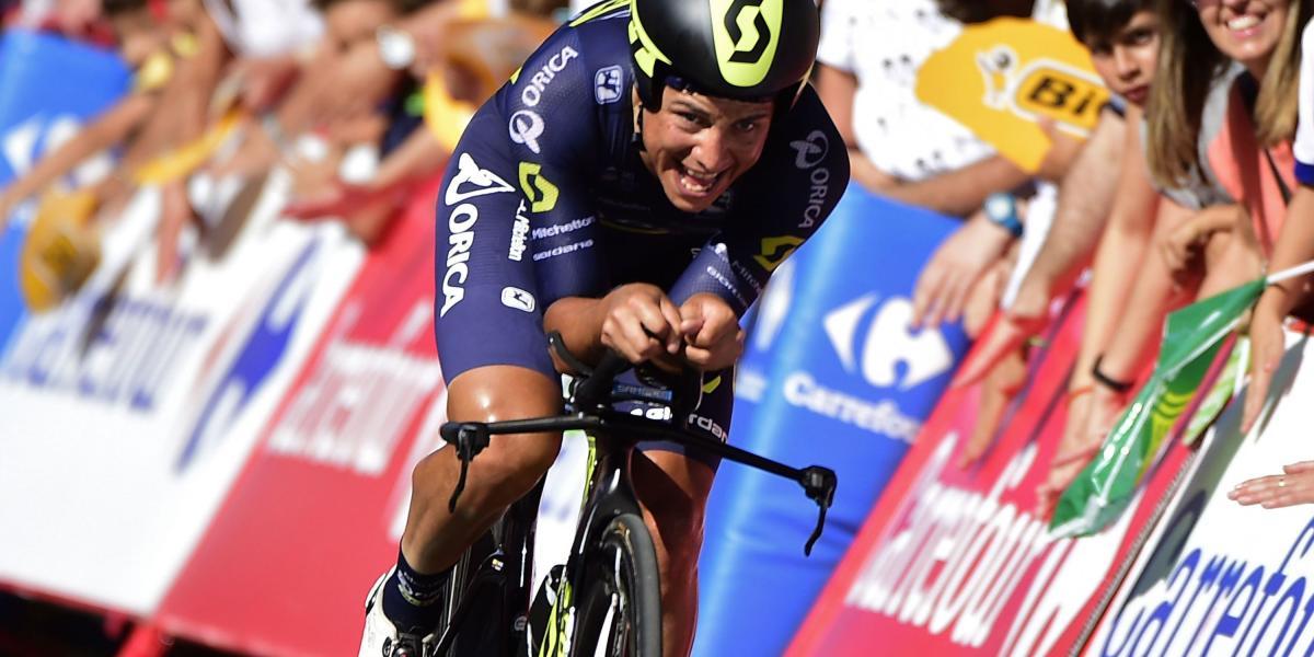 Esteban Chaves descendió en la clasificación General de la Vuelta a España.