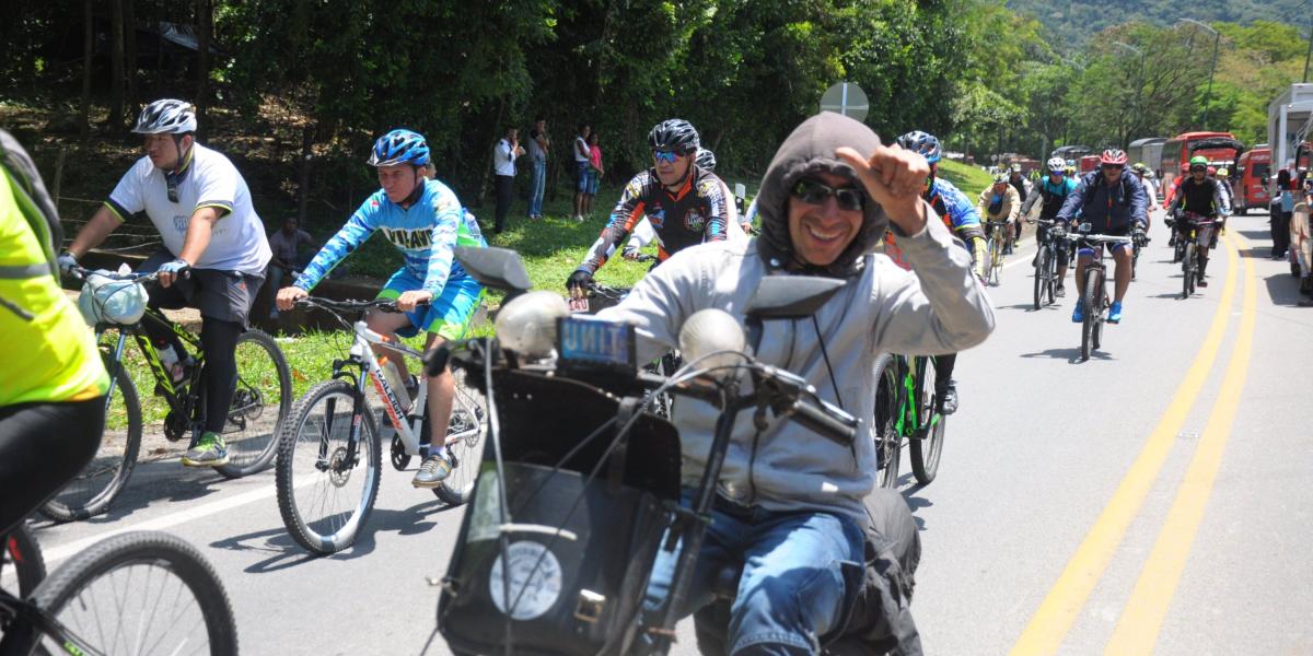 Con una travesía entre Bogotá y Villavicencio, en agosto, se destacó el avance de la ciudad frente al uso de la bicicleta. J