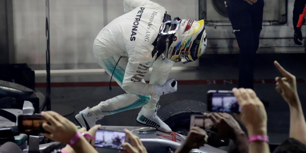 Lewis Hamilton ganó la decimocuarta cita del Campeonato Mundial de Fórmula 1.