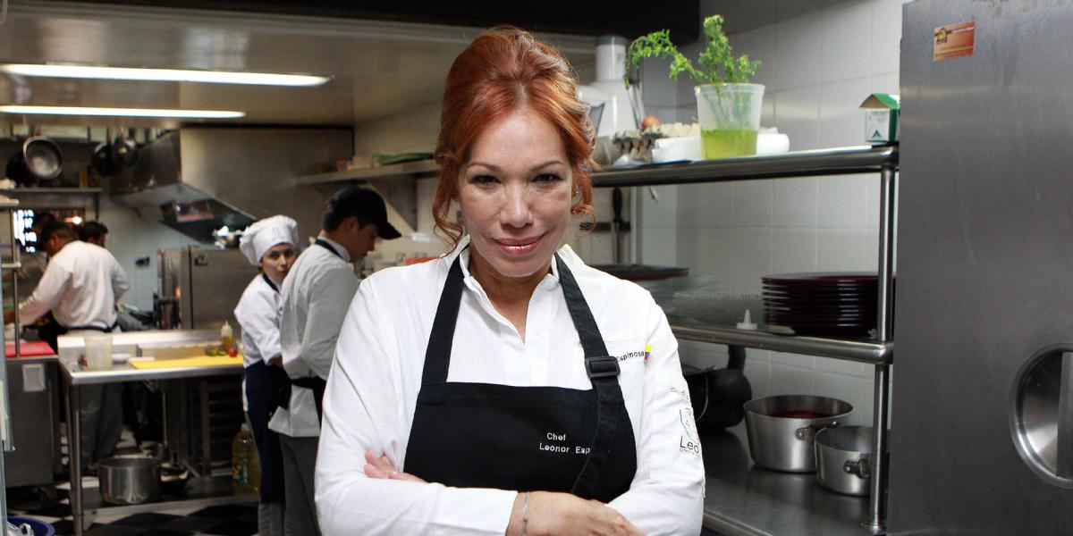 La chef colombiana Leonor Espinosa.
