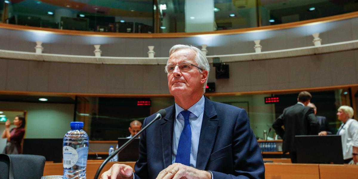 Michel Barnier, jefe del equipo negociador por parte de la Unión Europea para la salida del Reino Unido (Brexit) del bloque.