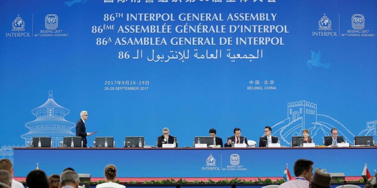 La 86ª Asamblea General Dde Interpol se llevó a cabo en Pekín.