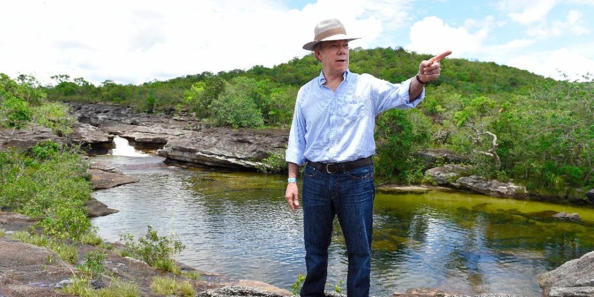 El presidente Santos dio inicio este miércoles a las obras que buscan impulsar ese parque natural como destino turístico.