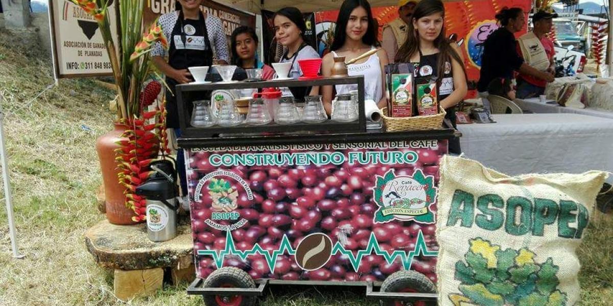 La Asociación de Productores Ecológicos de Planadas (Asopep), con una iniciativa que une a 180 pequeños productores de café y enfocada en trabajar en el cambio generacional capacitando a los niños.