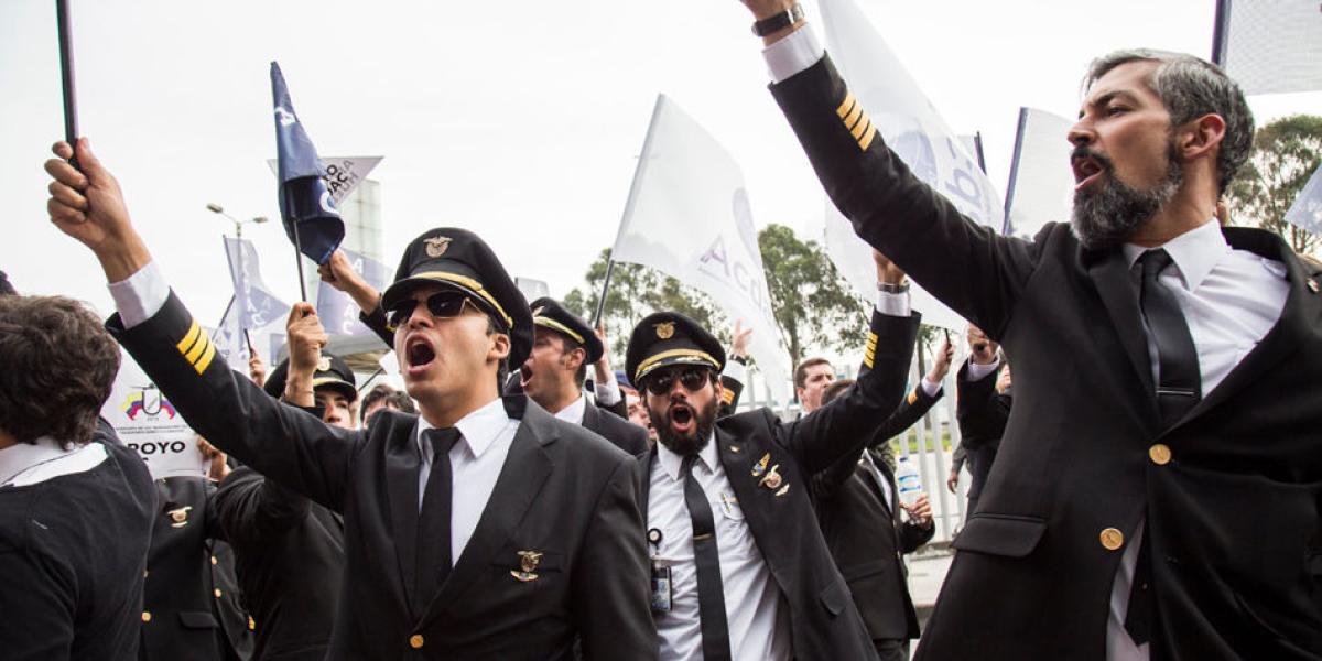 Los 730 pilotos de Avianca siguen en la huelga. Según la normativa vigente, el Ministerio tendría que nombrar el árbitro que los represente a ellos.