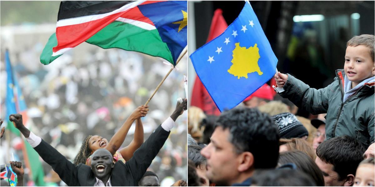 Sudán del Sur y Kosovo son los países más jóvenes del mundo tras la declaración de independencia en 2011 y 2008 respectivamente.