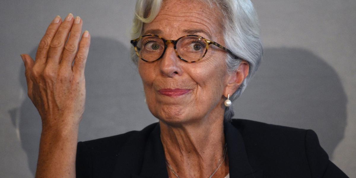 Christine Lagarde, directora gerente del FMI, entidad que analiza el nivel de endeudamiento que soportan los hogares en 80 países.